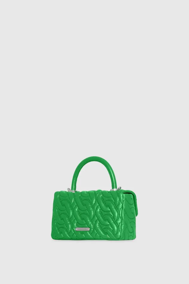 Handbags Crossbody Bags Rebecca Minkoff Top Handle Crossbody With Chain Quilt Acid Greensilver Handbags Crossbody Bags Rebecca Minkoff Top Handle Crossbody With Chain Quilt Acid Greensilver