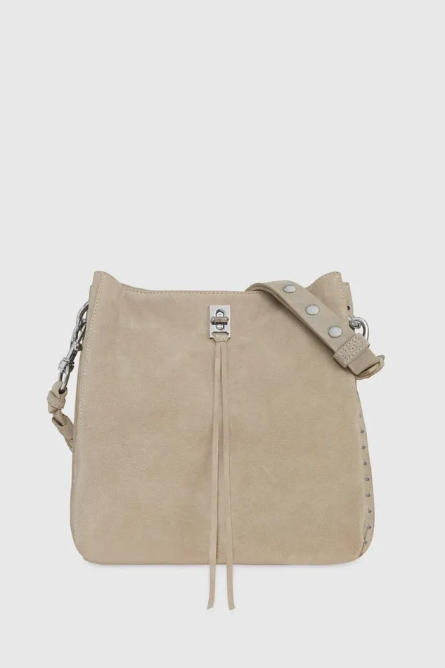 Handbags Shoulder Bags Rebecca Minkoff Darren Shoulder Bag Alpaca