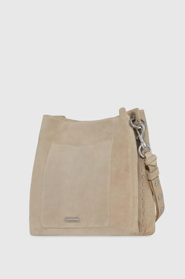 Handbags Shoulder Bags Rebecca Minkoff Darren Shoulder Bag Alpaca