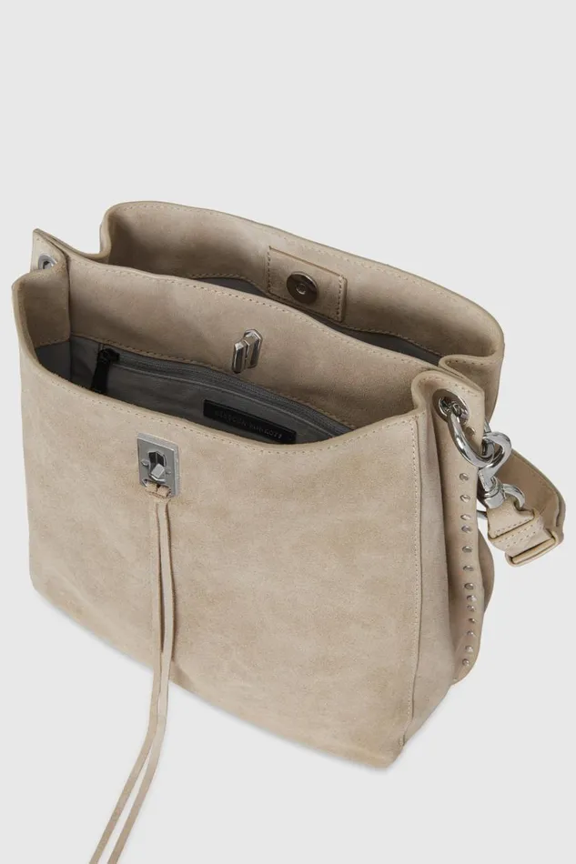 Handbags Shoulder Bags Rebecca Minkoff Darren Shoulder Bag Alpaca