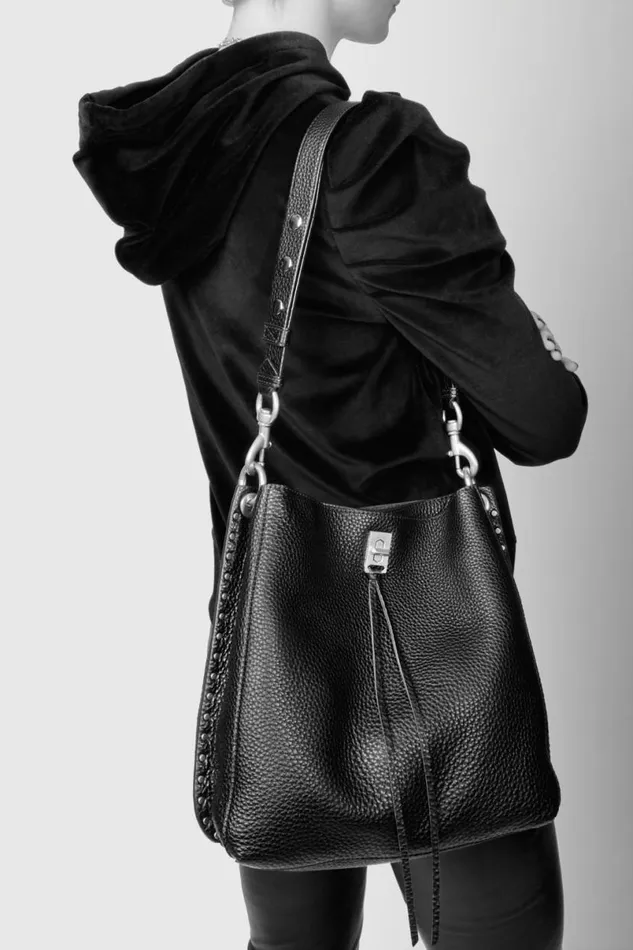 Handbags Shoulder Bags Rebecca Minkoff Darren Shoulder Bag Nude