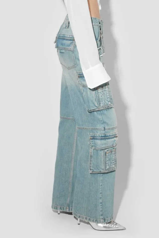 Harness Cargo Trousers Blue Women MISBHV Trousers