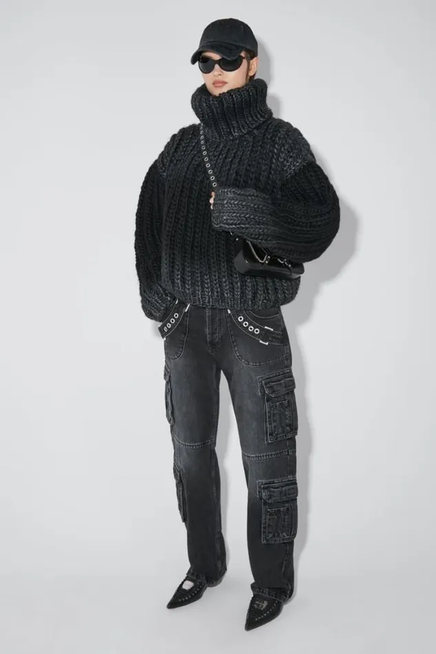 Harness Strap Cargo Trousers Black Women MISBHV Trousers