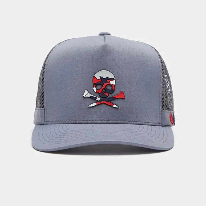 Hats Men GFORE CAMO SKULL and T039S INTERLOCK KNIT TALL TRUCKER HAT Monument Hats Men GFORE CAMO SKULL and T039S INTERLOCK KNIT TALL TRUCKER HAT Monument