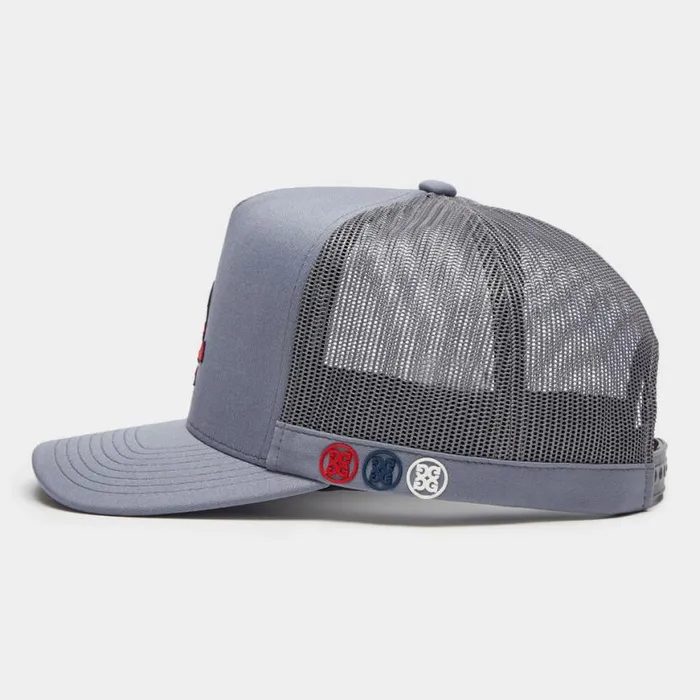 Hats Men GFORE CAMO SKULL and T039S INTERLOCK KNIT TALL TRUCKER HAT Monument Hats Men GFORE CAMO SKULL and T039S INTERLOCK KNIT TALL TRUCKER HAT Monument