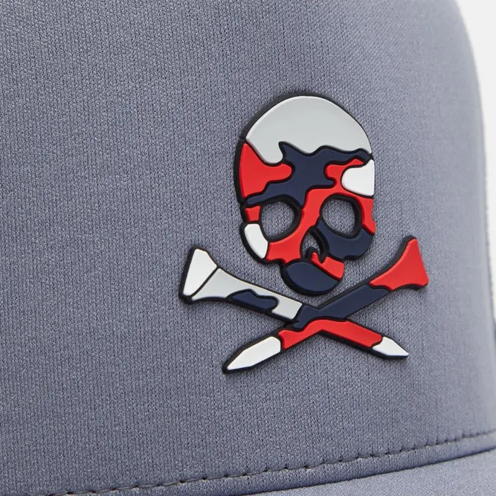 Hats Men GFORE CAMO SKULL and T039S INTERLOCK KNIT TALL TRUCKER HAT Monument Hats Men GFORE CAMO SKULL and T039S INTERLOCK KNIT TALL TRUCKER HAT Monument