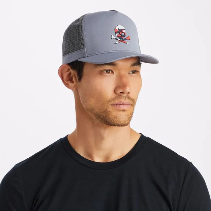 Hats Men GFORE CAMO SKULL and T039S INTERLOCK KNIT TALL TRUCKER HAT Monument Hats Men GFORE CAMO SKULL and T039S INTERLOCK KNIT TALL TRUCKER HAT Monument