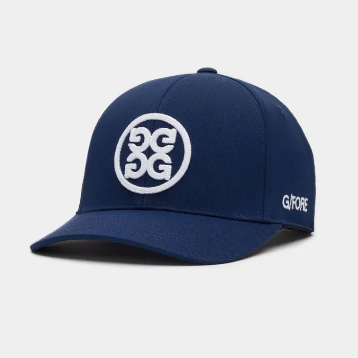 Hats MenWomen GFORE CIRCLE G039S STRETCH TWILL SNAPBACK HAT Twilight