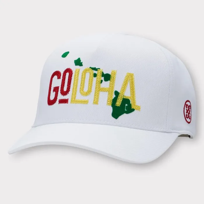 Hats MenWomen GFORE GOLOHA STRETCH TWILL SNAPBACK HAT Snow