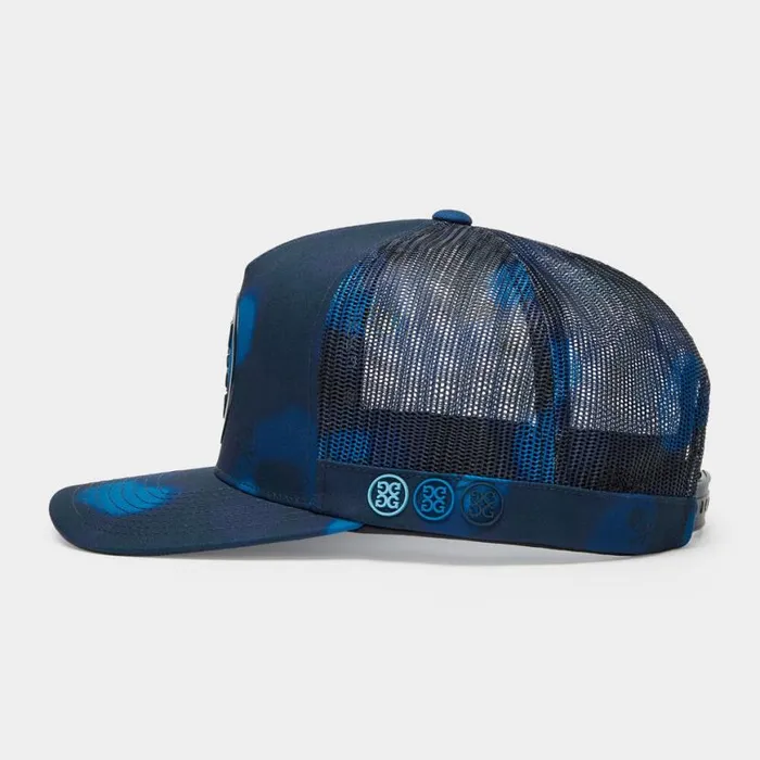 Hats MenWomen GFORE ICON BLUR CAMO COTTON TWILL TRUCKER HAT Twilight