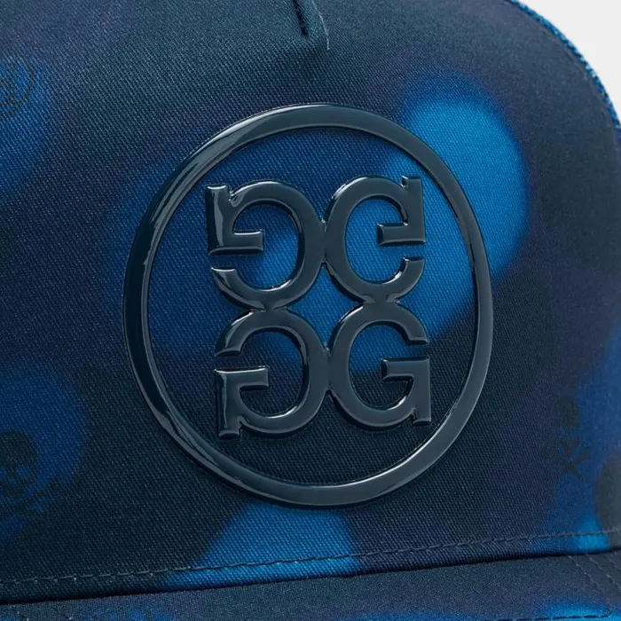 Hats MenWomen GFORE ICON BLUR CAMO COTTON TWILL TRUCKER HAT Twilight