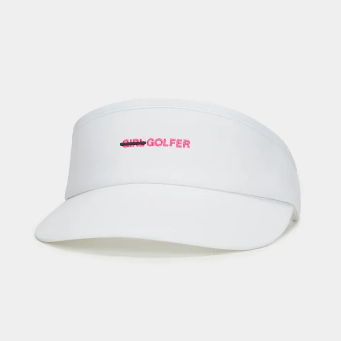 Hats Women GFORE GOLFER FEATHERWEIGHT TECH STRETCH BAND VISOR Snow