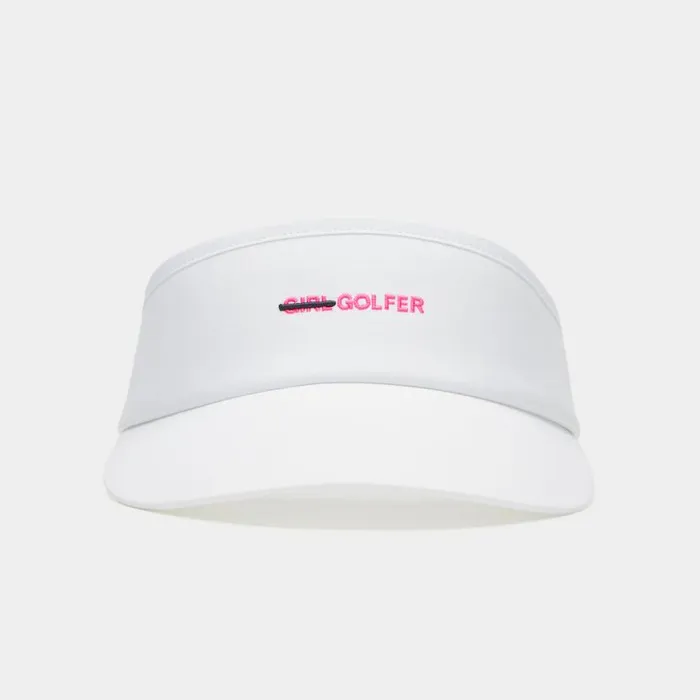 Hats Women GFORE GOLFER FEATHERWEIGHT TECH STRETCH BAND VISOR Snow