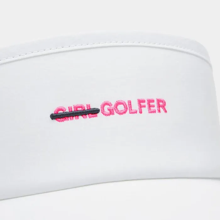 Hats Women GFORE GOLFER FEATHERWEIGHT TECH STRETCH BAND VISOR Snow