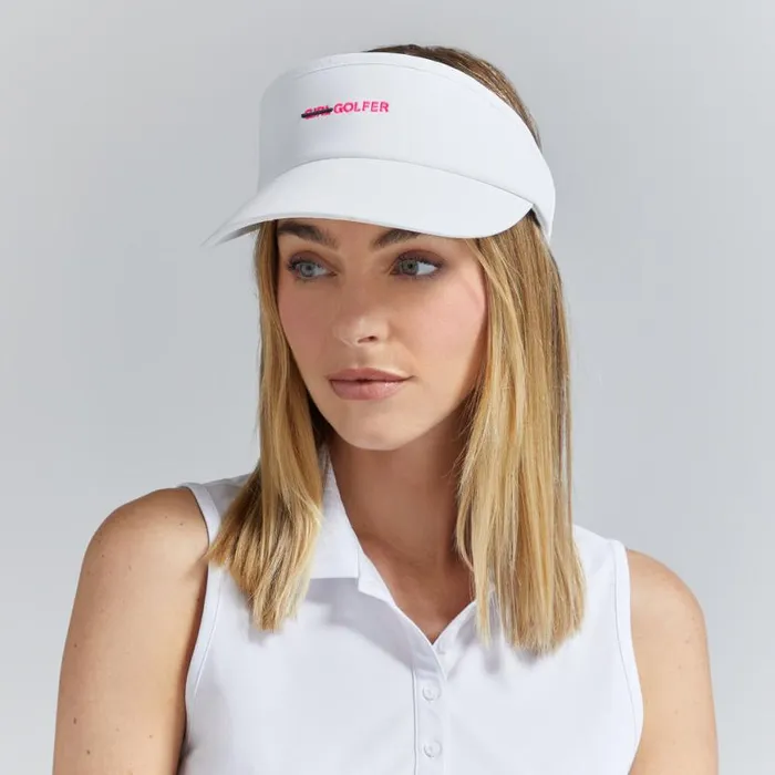Hats Women GFORE GOLFER FEATHERWEIGHT TECH STRETCH BAND VISOR Snow