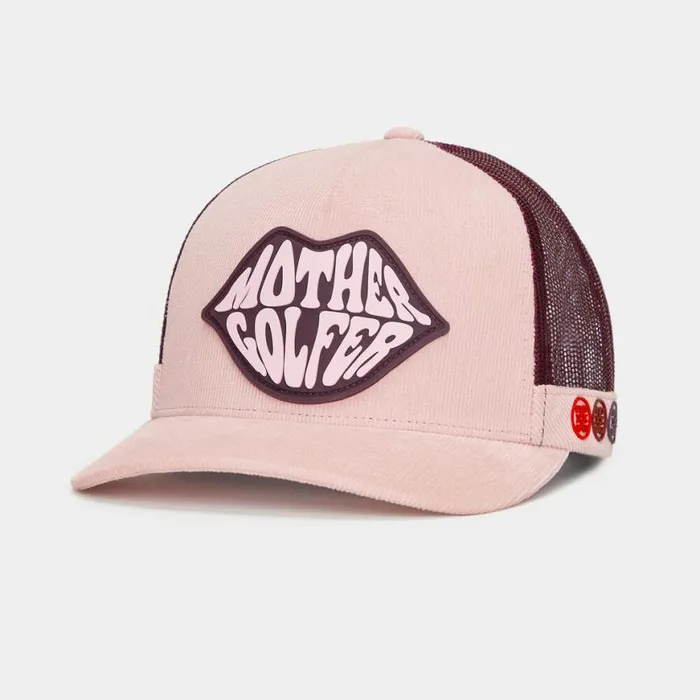 Hats Women GFORE MOTHER GOLFER COTTON CORDUROY TRUCKER HAT Amour
