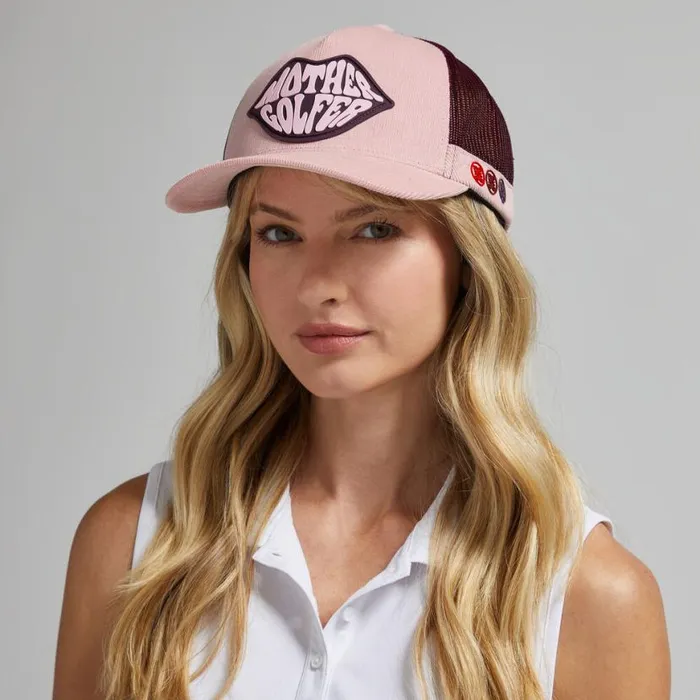 Hats Women GFORE MOTHER GOLFER COTTON CORDUROY TRUCKER HAT Amour Hats Women GFORE MOTHER GOLFER COTTON CORDUROY TRUCKER HAT Amour
