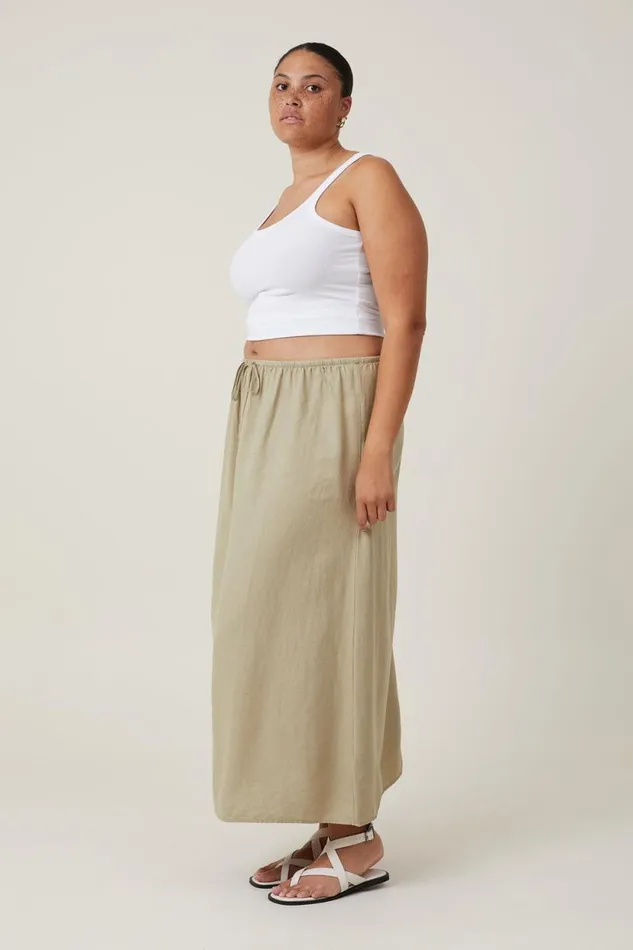 Haven Maxi Slip Skirt Desert Sage Women Cotton On Skirts