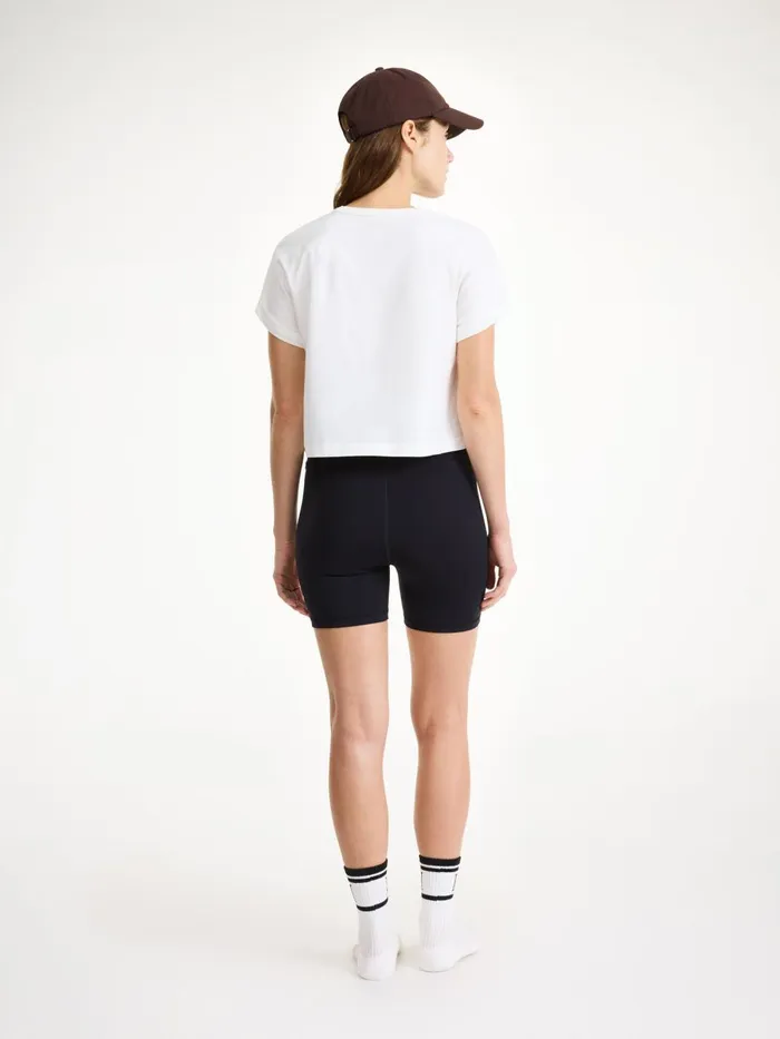 Hedalia Organic Cotton TShirt Soft White Women By Malene Birger Athleisure Wear