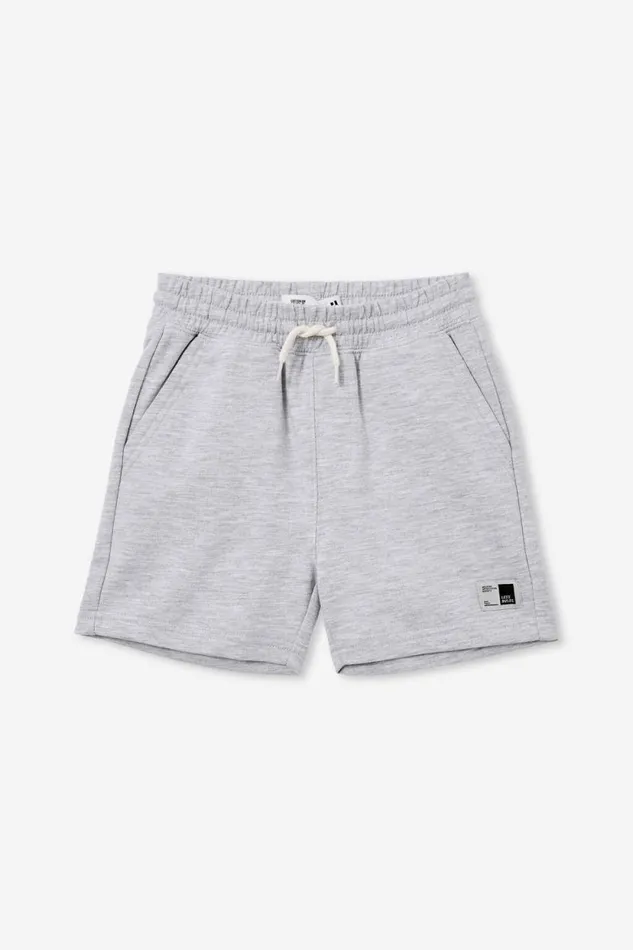 Henry Slouch Short Fog Grey Marle Core Boys Cotton On Shorts