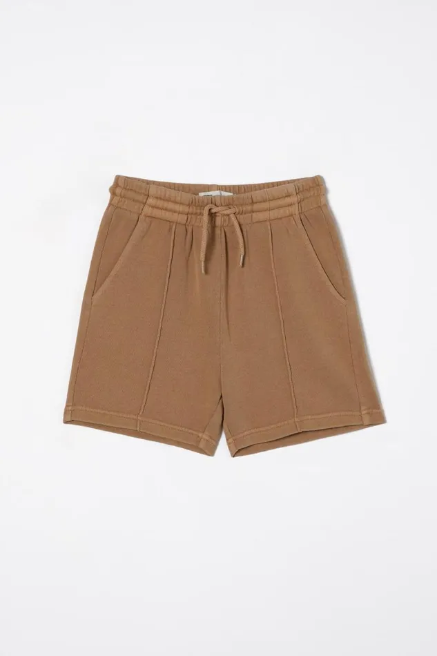 Henry Slouch Short Taupy Brown Garment Dye Boys Cotton On Shorts
