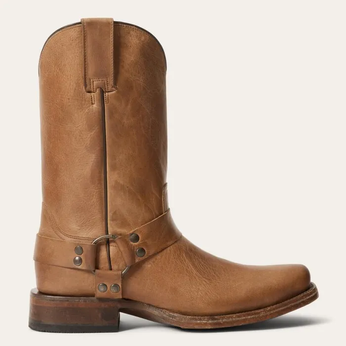Heritage Harness Boots Burnished Tan Men Stetson Western