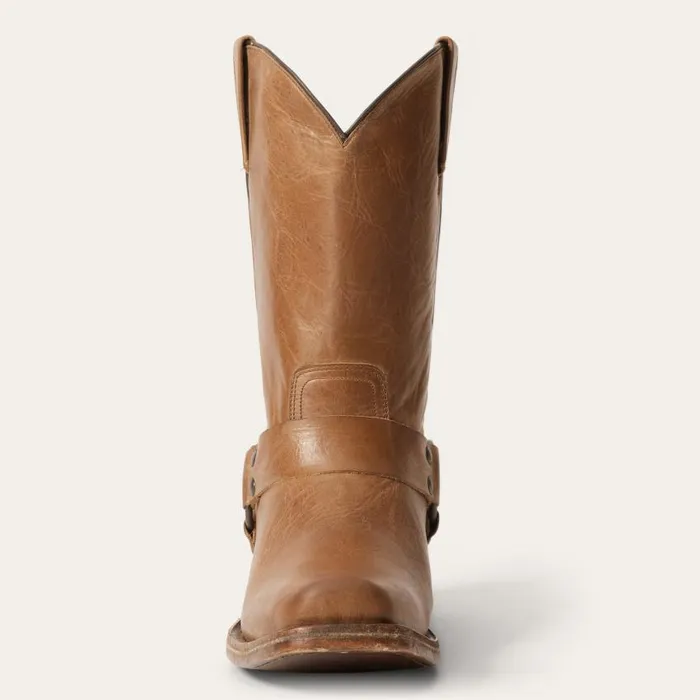 Heritage Harness Boots Burnished Tan Men Stetson Western