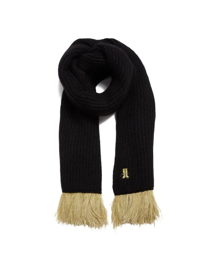 High Kick Scarf Anthracite Women La Double J Foulards and Scarves High Kick Scarf Anthracite Women La Double J Foulards and Scarves