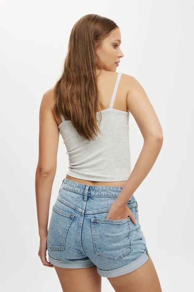 High Rise Classic Stretch Denim Short Bells Blue Women Cotton On Shorts High Rise Classic Stretch Denim Short Bells Blue Women Cotton On Shorts