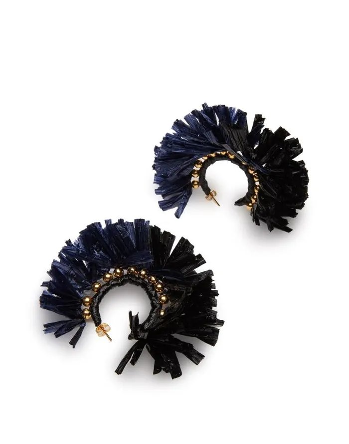 Hoop Earrings Multicolor Blunero Women La Double J Jewelry Hoop Earrings Multicolor Blunero Women La Double J Jewelry