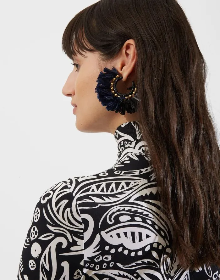 Hoop Earrings Multicolor Blunero Women La Double J Jewelry Hoop Earrings Multicolor Blunero Women La Double J Jewelry