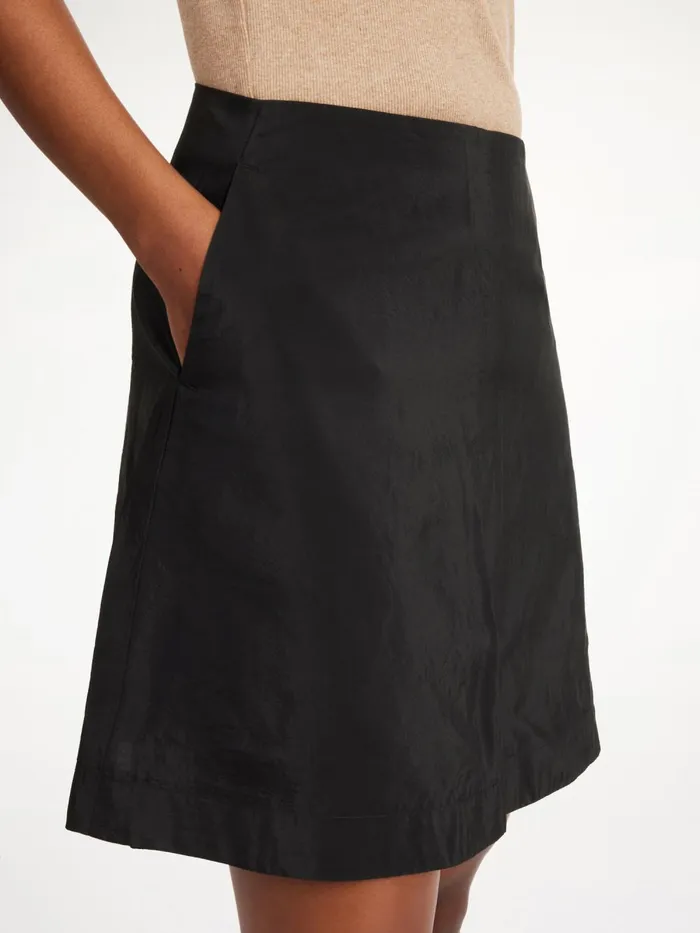 Isabele Mini Skirt Black Women By Malene Birger Skirts