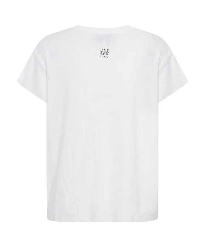 IVORY DEEP V CUT OUT TEE Women One Teaspoon Tees and Tanks