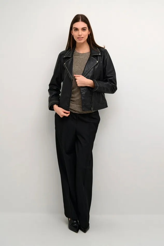 Jackets and Coats Women CULTURE CUcanja Leather Jacket