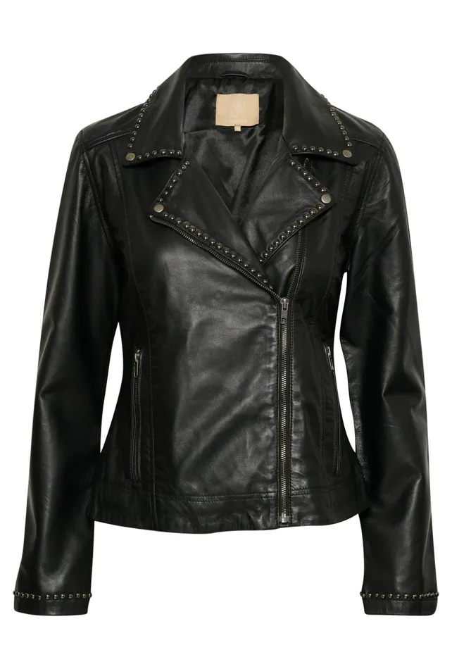 Jackets and Coats Women CULTURE CUcanja Leather Jacket