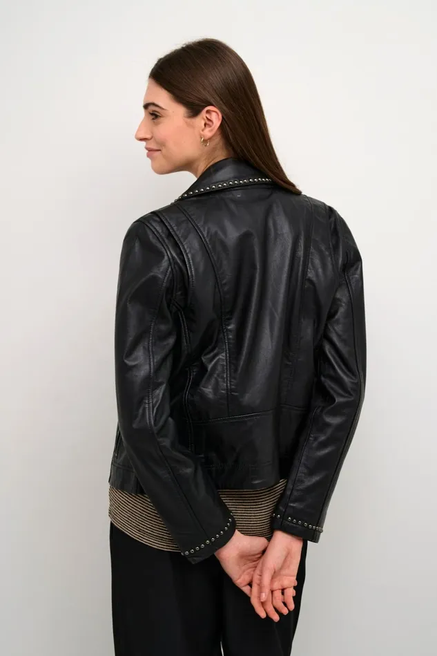 Jackets and Coats Women CULTURE CUcanja Leather Jacket