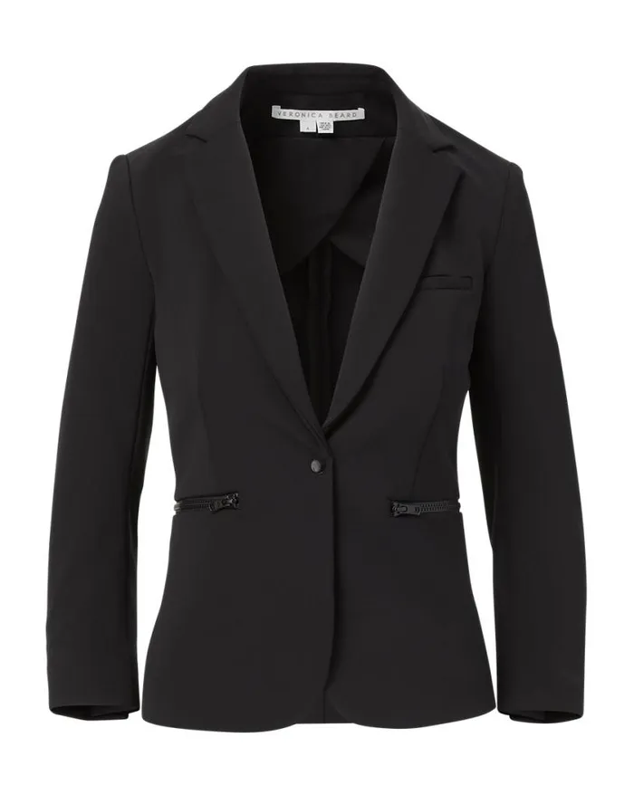 Jackets and Outerwear ShopJackets Veronica Beard Scuba Schoolboy Dickey Jacket Navy