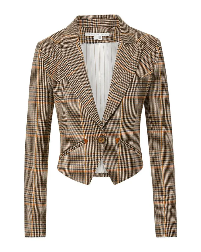 Jackets and Outerwear Shop Veronica Beard Donelson Plaid Jacket Multi