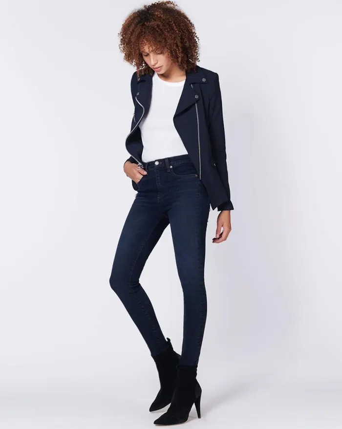 Jackets and Outerwear Shop Veronica Beard Scuba Hadley Jacket Black