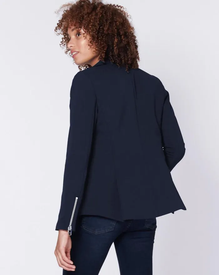 Jackets and Outerwear Shop Veronica Beard Scuba Hadley Jacket Black