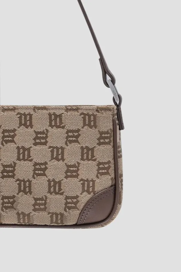 Jacquard Monogram 90S Bag Mini Biscotto Women MISBHV Bags