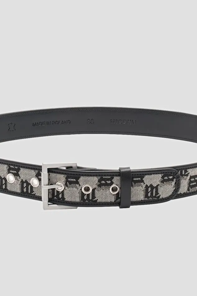 Jacquard Monogram Canvas Belt Multicolor WomenMen MISBHV Belts