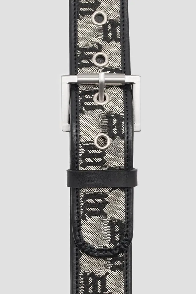 Jacquard Monogram Canvas Belt Multicolor WomenMen MISBHV Belts