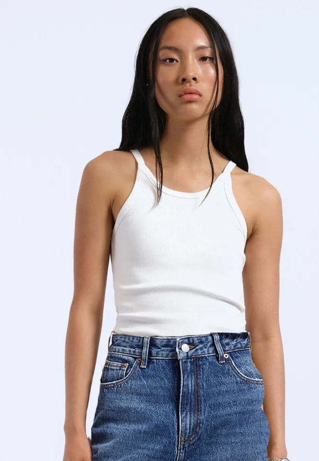 Jada Top 8211 Off White Off White Women Dr Denim Tees and Tanks