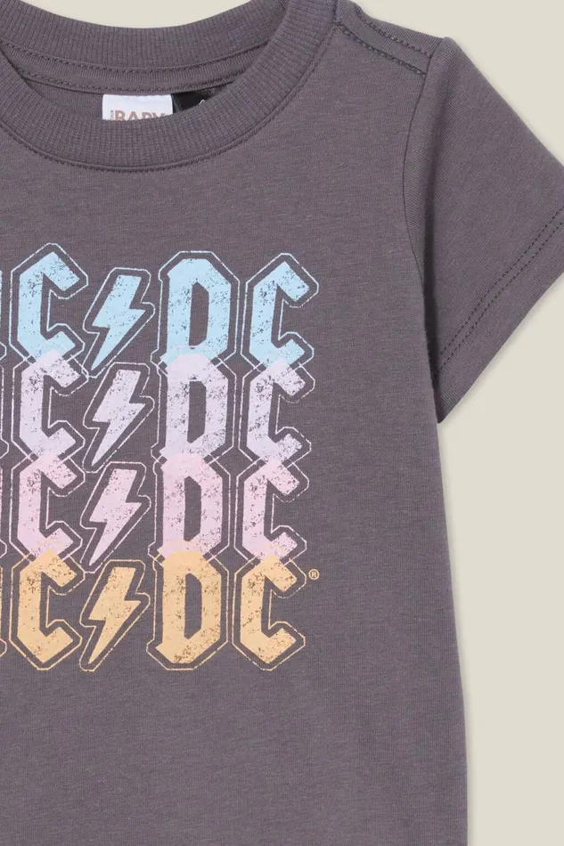 Jamie Short Sleeve TeeLicense Lcn Per Rabbit Greyacdc Multi Baby Cotton On Tops Jackets and Sweaters Jamie Short Sleeve TeeLicense Lcn Per Rabbit Greyacdc Multi Baby Cotton On Tops Jackets and Sweaters