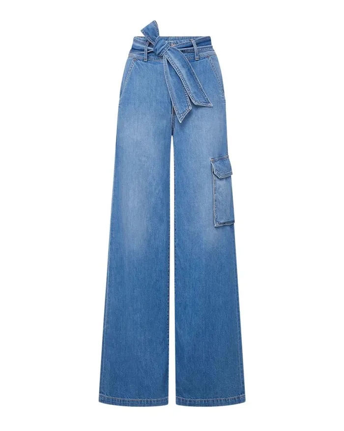 Jeans Shop Veronica Beard Belisa Cargo Jean Bright Lakeshore