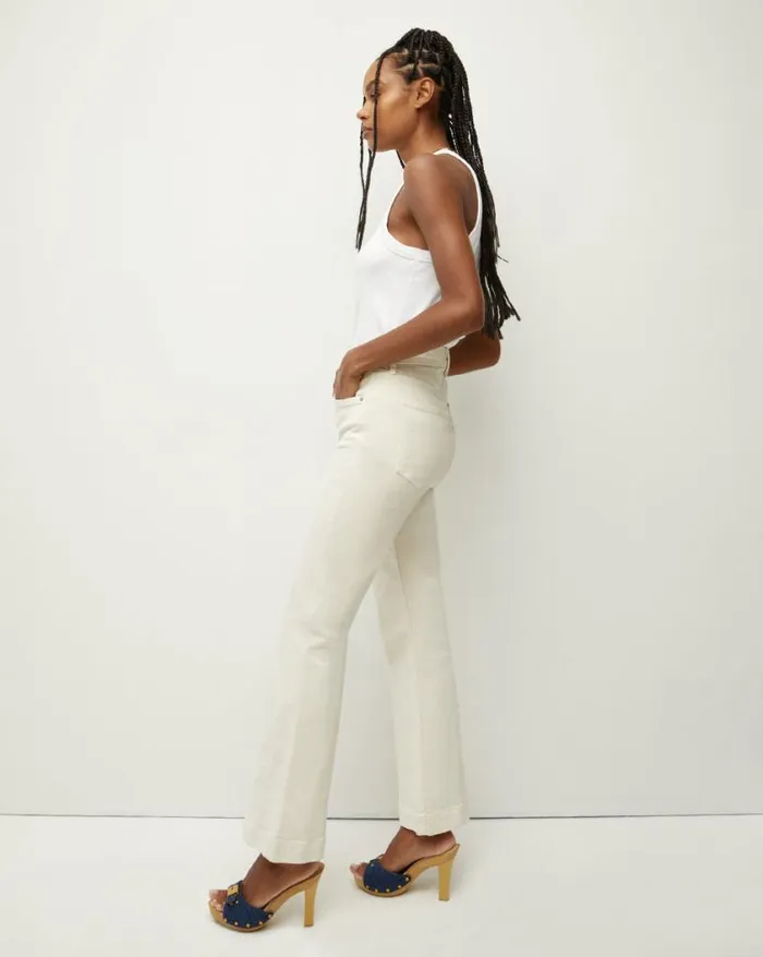 Jeans Shop Veronica Beard Carson KickFlare Jean Ecru