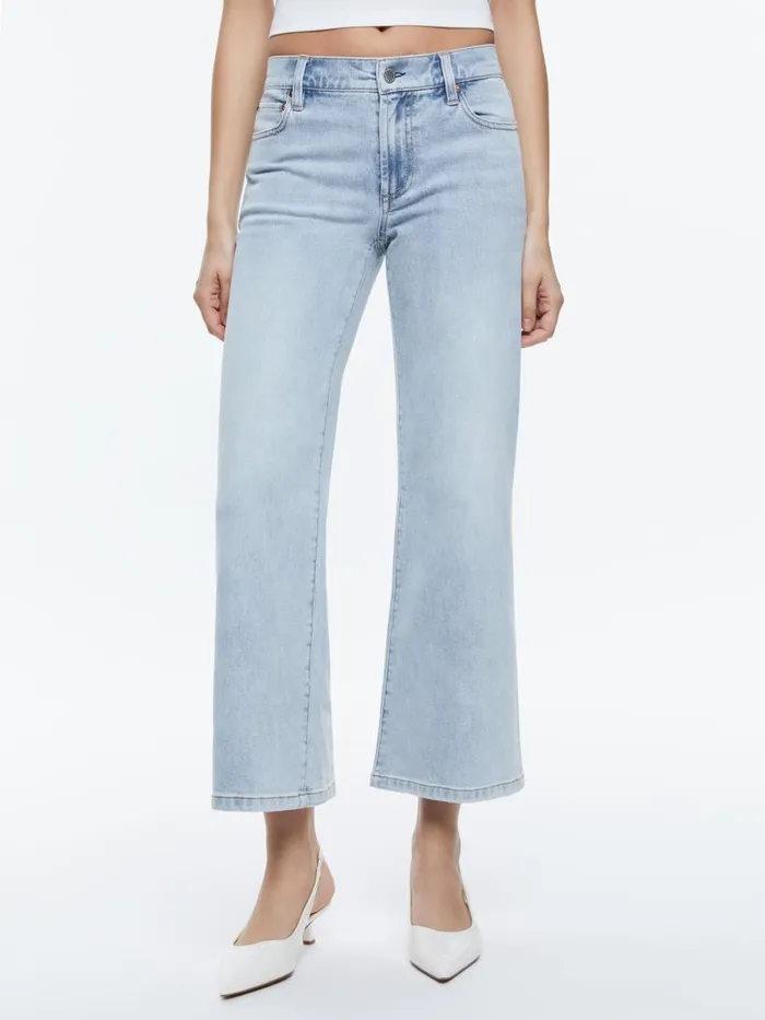 Jeans Women Alice Olivia ROXIE KICK FLARE JEAN Brooklyn Blue