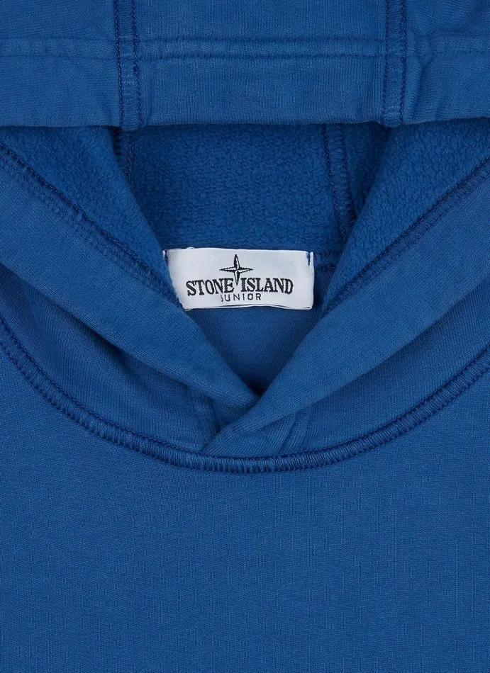 Junior 61640 Hooded Sweatshirt In Periwinkle Stone Island Sweatshirts