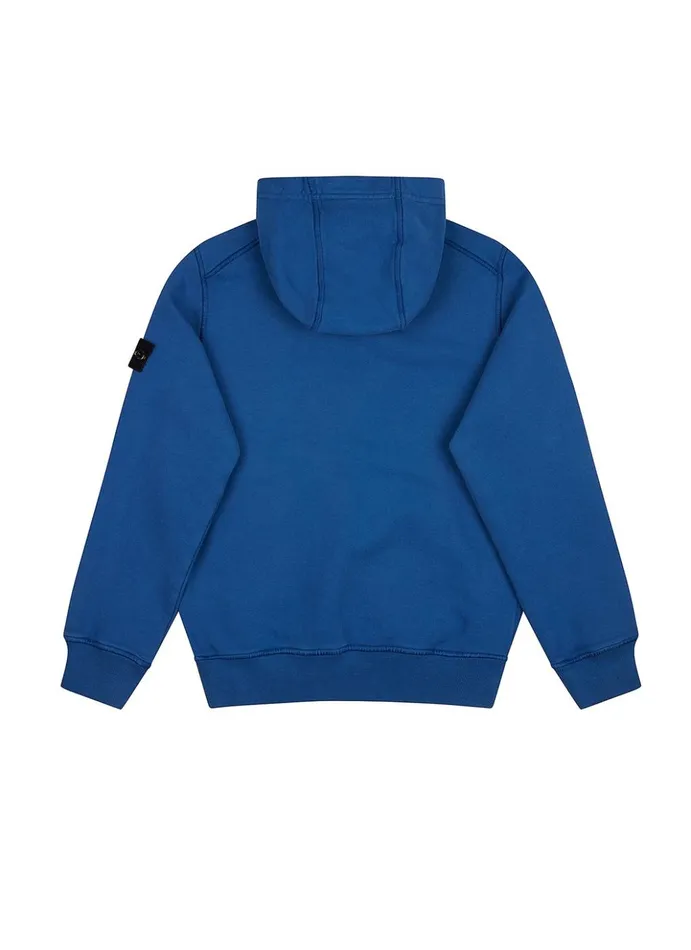 Junior 61640 Hooded Sweatshirt In Periwinkle Stone Island Sweatshirts